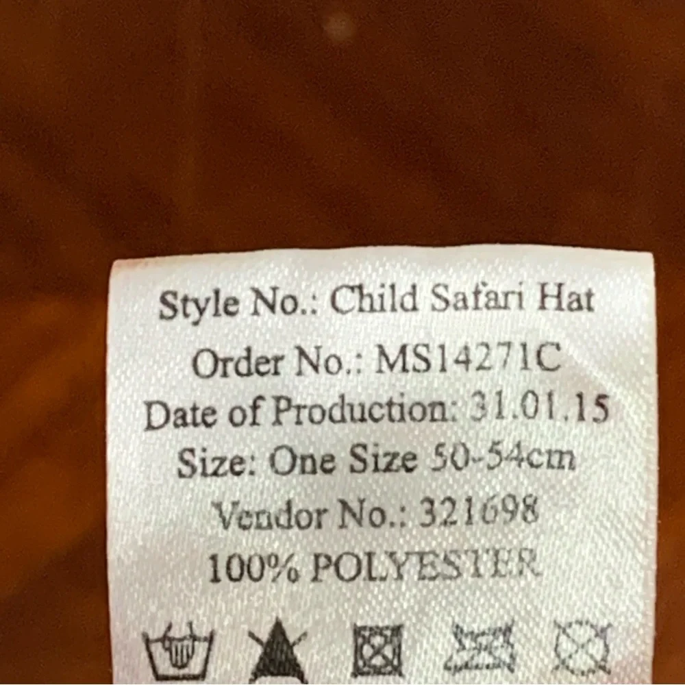 Sun Protection Zone Child Safari Hat